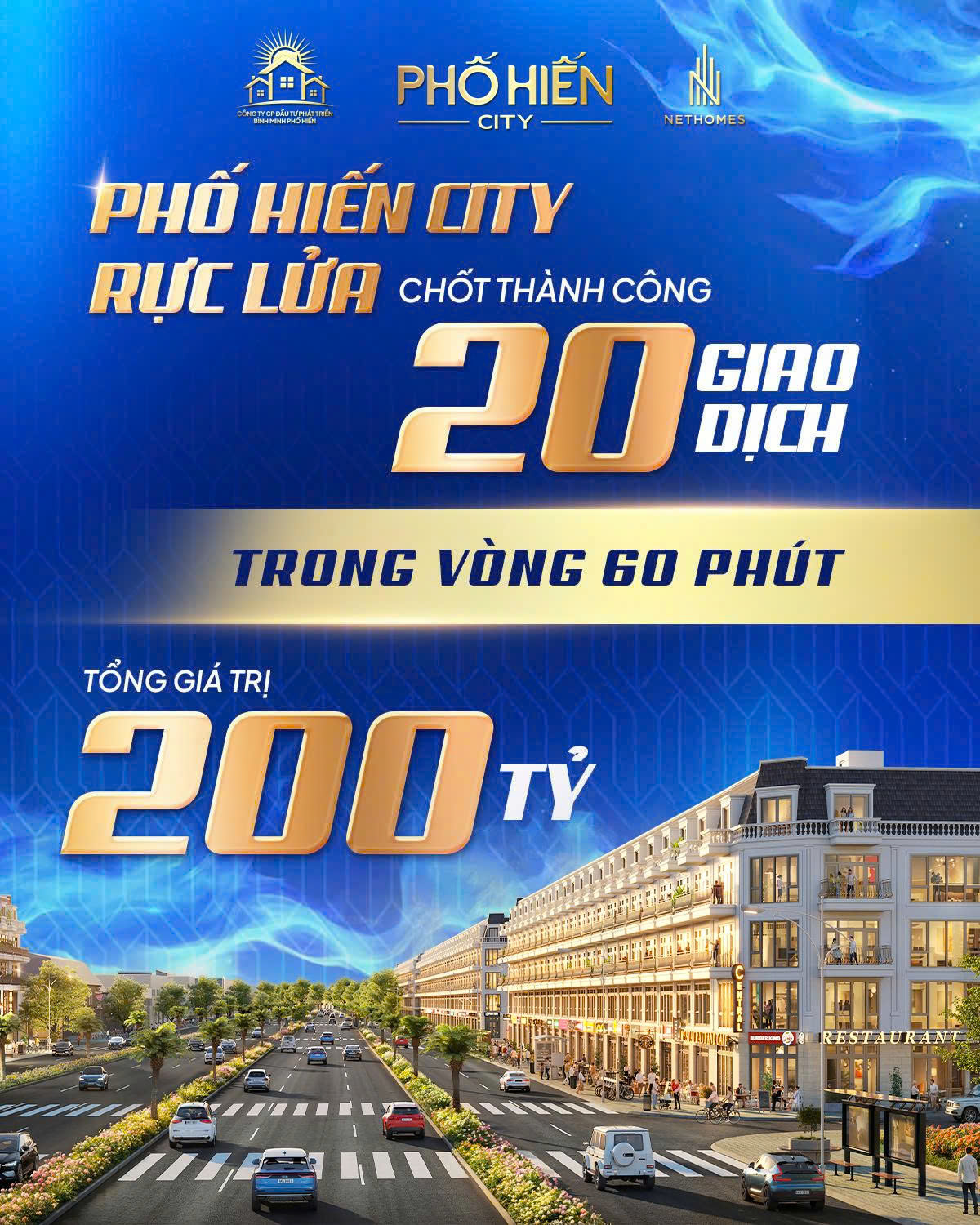 MÙNG 1 ÂM LỊCH GIAO DỊCH 200 TỶ TRONG 60 PHÚT – PHỐ HIẾN CITY CHỨNG MINH SỨC HÚT!